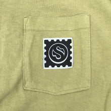 Load image into Gallery viewer, &#39;Workingman&#39;s Acid Tab&#39; Short Sleeve Pocket Tee - Green
