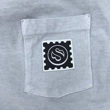 Load image into Gallery viewer, &#39;Workingman&#39;s Acid Tab&#39; Short Sleeve Pocket Tee - Grey
